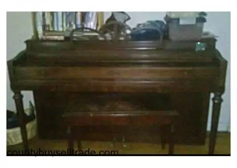 Piano, Upright, Late 1950s